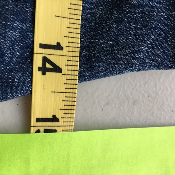 🆕 Free People NWT Flared High Waist Jeans Size 28 Distressed Hippie Design - Picture 4 of 5